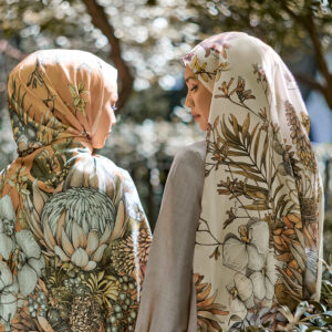 Tropical hijab design