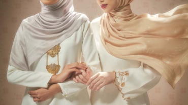 Keringkam hijab Design TudungPeople Traditional